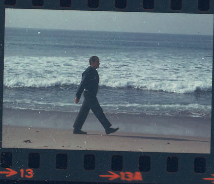 Richard Nixon's true motivations for opening Trestles to the public remain a bit of a mystery. Photo: Richard Nixon Presidential Library and Museum